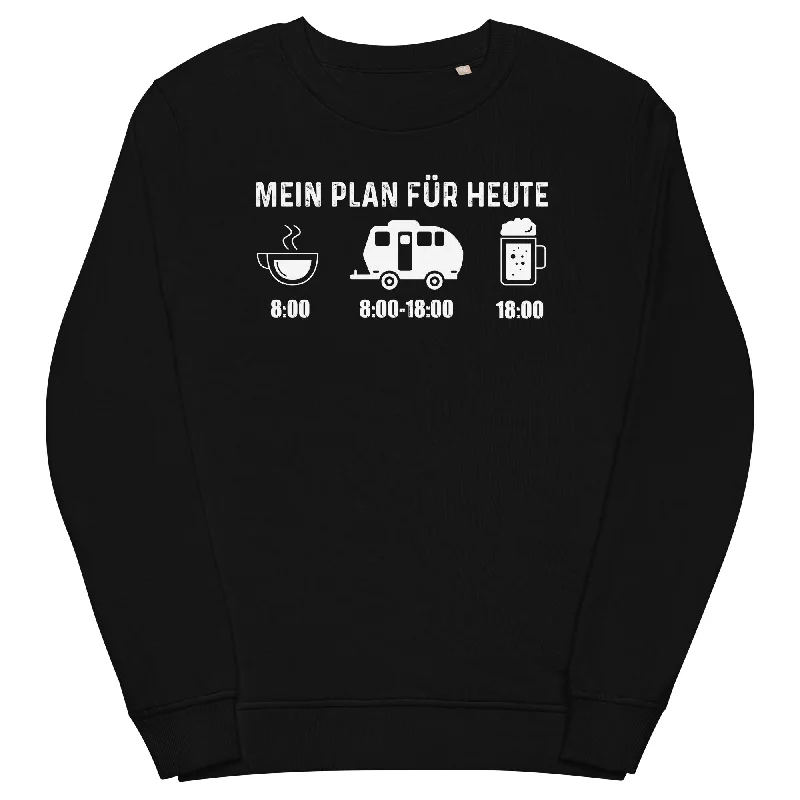 Mein Plan Für Heute 2 - Unisex Premium Organic Sweatshirt Hoodie with Hem Elastic Stretchable Comfortable Mein Plan Für Heute 2 - Unisex Premium Organic Sweatshirt Hoodie with Hem Elastic Stretchable Comfortable