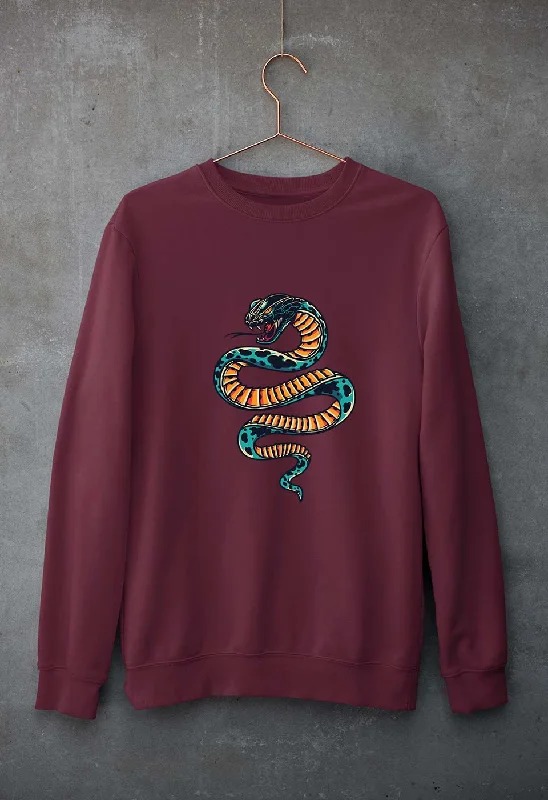 Snake Unisex Sweatshirt for Men/Women Hoodie with Elastic Waist Stretchable Comfortable Snake Unisex Sweatshirt for Men/Women Hoodie with Elastic Waist Stretchable Comfortable