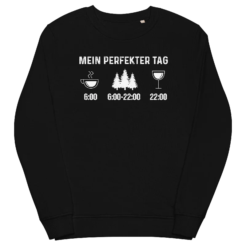 Mein Perfekter Tag 3 - Unisex Premium Organic Sweatshirt Hooded Sweatshirt Casual Wear Street Style Mein Perfekter Tag 3 - Unisex Premium Organic Sweatshirt Hooded Sweatshirt Casual Wear Street Style