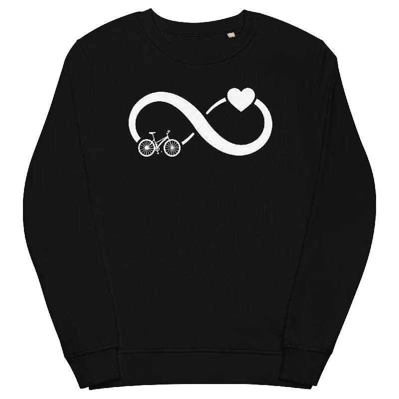 Infinity Heart and Cycling - Unisex Premium Organic Sweatshirt Hoodie with Lace Feminine Delicate Infinity Heart and Cycling - Unisex Premium Organic Sweatshirt Hoodie with Lace Feminine Delicate