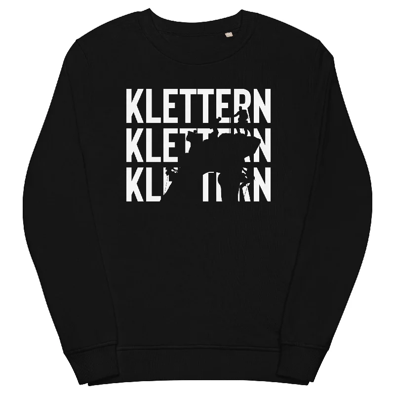 Klettern - Unisex Premium Organic Sweatshirt Hoodie with Sequins Glamorous Eye-catching Klettern - Unisex Premium Organic Sweatshirt Hoodie with Sequins Glamorous Eye-catching