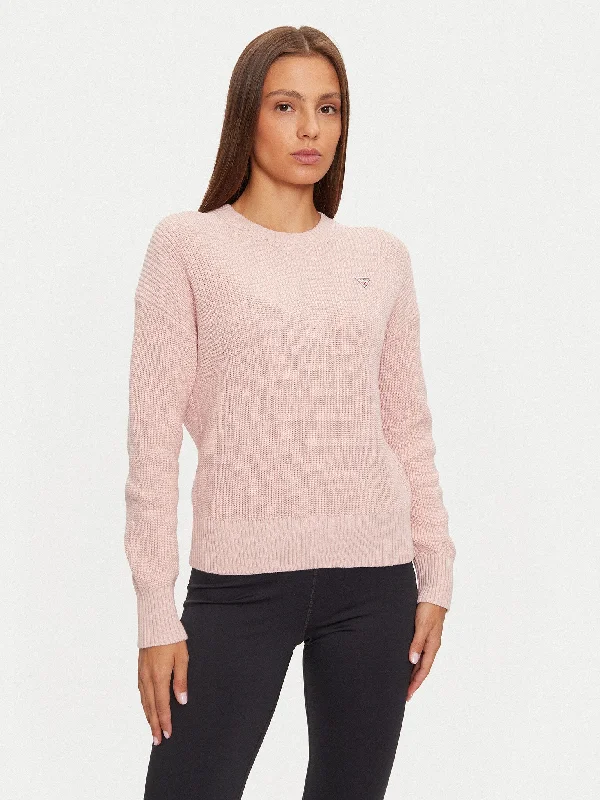 Guess Crew Jumper Chenille Brocade Lace