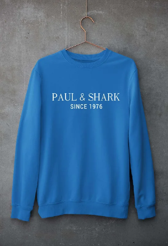 Paul & Shark Unisex Sweatshirt for Men/Women Hoodie with Hem Detail Decorative Unique Paul & Shark Unisex Sweatshirt for Men/Women Hoodie with Hem Detail Decorative Unique