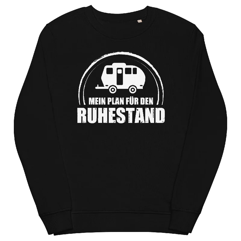 Mein Plan Fur Den Ruhestand 2 - Unisex Premium Organic Sweatshirt Hoodie with Turtle Neck Cozy Winter Mein Plan Fur Den Ruhestand 2 - Unisex Premium Organic Sweatshirt Hoodie with Turtle Neck Cozy Winter
