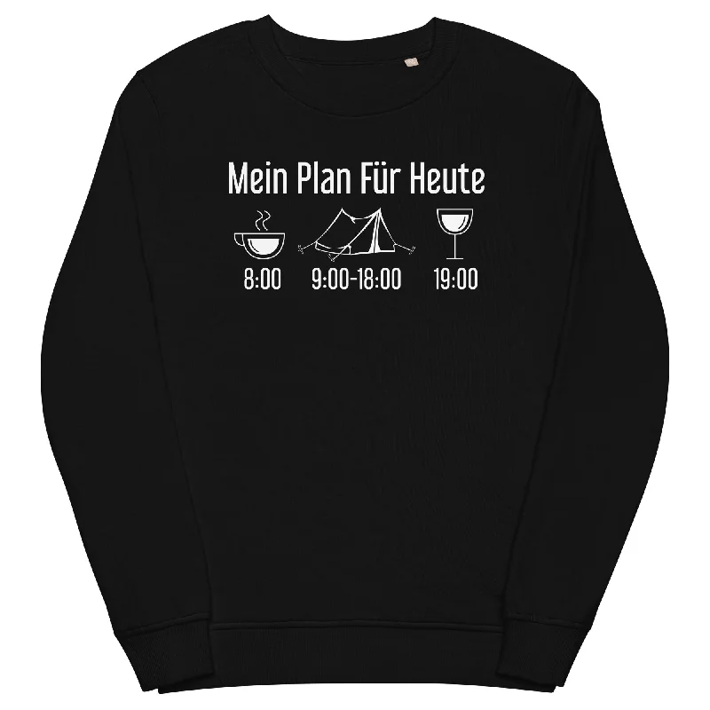 Mein Plan Für Heute 1 - Unisex Premium Organic Sweatshirt Hoodie with Ribbed Hem Stretchable Secure Mein Plan Für Heute 1 - Unisex Premium Organic Sweatshirt Hoodie with Ribbed Hem Stretchable Secure
