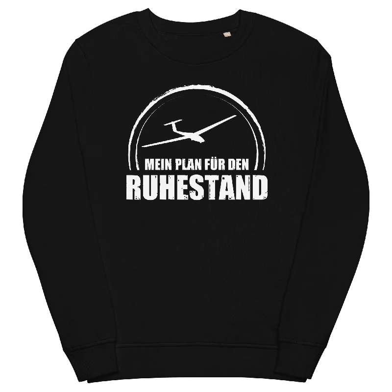 Mein Plan Fur Den Ruhestand 2 - Unisex Premium Organic Sweatshirt Hoodie with Zipper Placket Modern Functional Mein Plan Fur Den Ruhestand 2 - Unisex Premium Organic Sweatshirt Hoodie with Zipper Placket Modern Functional