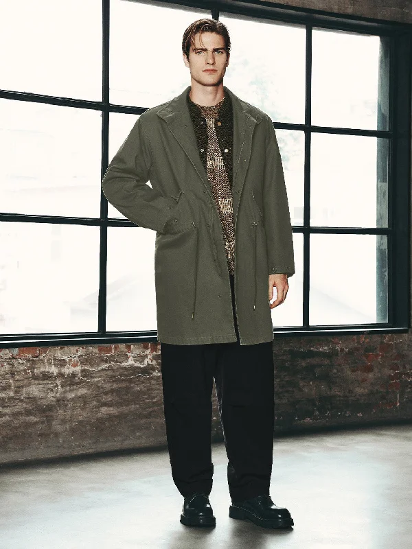 Drawstring Trench Coats Vest Waistcoat Gilet