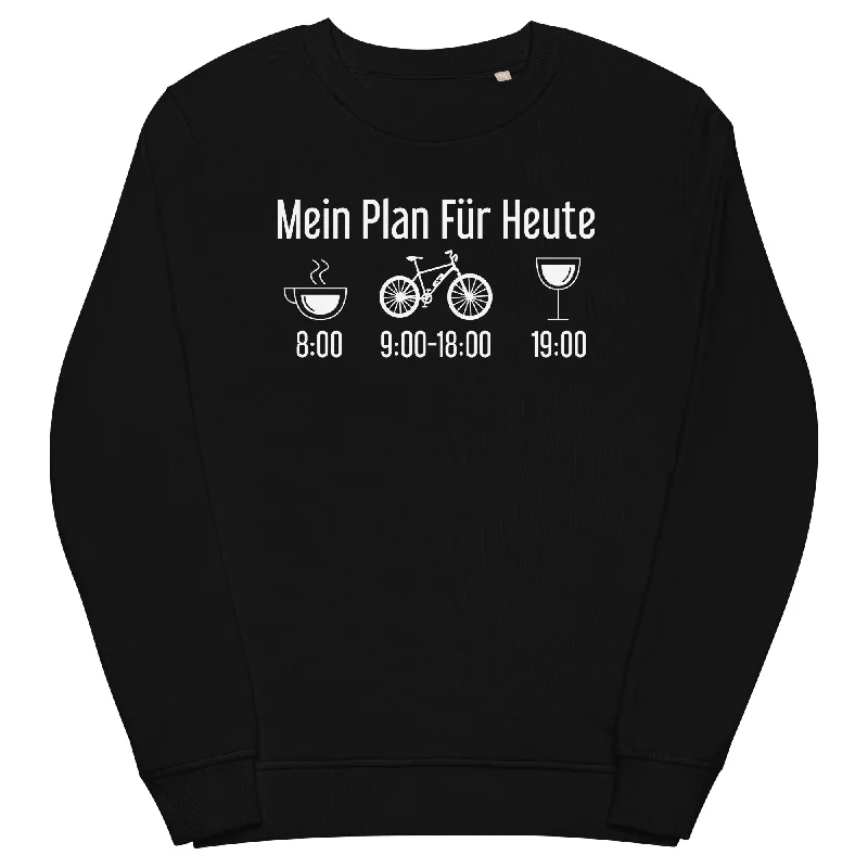 Mein Plan Für Heute - Unisex Premium Organic Sweatshirt Hoodie with Distressed Vintage Worn Mein Plan Für Heute - Unisex Premium Organic Sweatshirt Hoodie with Distressed Vintage Worn