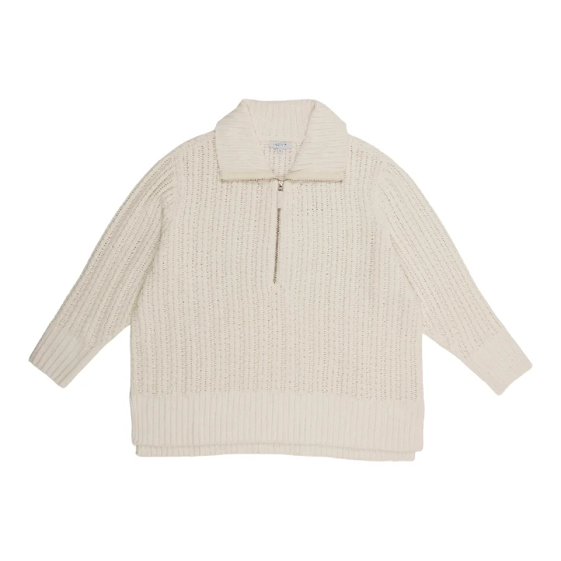 mySTYLE Women's Plus Chenille Half Zip Sweater Nylon Fabric Polyester Fabric Spandex Fabric mySTYLE Women's Plus Chenille Half Zip Sweater Nylon Fabric Polyester Fabric Spandex Fabric