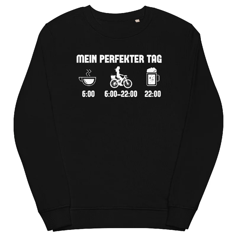 Mein Perfekter Tag 2 - Unisex Premium Organic Sweatshirt Hoodie Dress Longline Feminine Mein Perfekter Tag 2 - Unisex Premium Organic Sweatshirt Hoodie Dress Longline Feminine