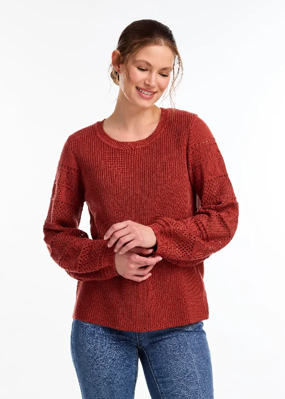 FDJ French Dressing Long Sleeve Sweater 1744624-RUS Rust Slim Fit Regular Fit Oversized FDJ French Dressing Long Sleeve Sweater 1744624-RUS Rust Slim Fit Regular Fit Oversized