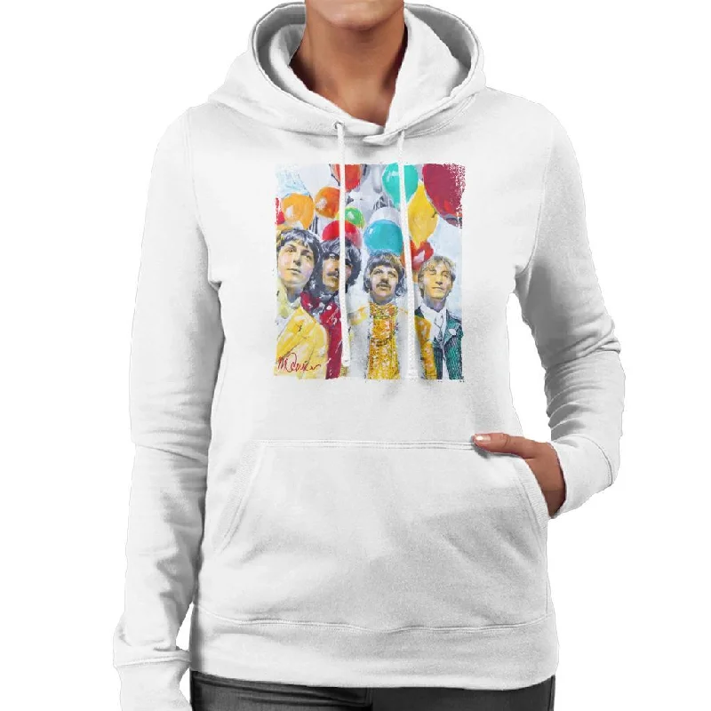 Sidney Maurer Original Portrait Of The Beatles Sgt Peppers 1967 Women's Hooded Sweatshirt Oversized Hoodie Comfort Casual Sidney Maurer Original Portrait Of The Beatles Sgt Peppers 1967 Women's Hooded Sweatshirt Oversized Hoodie Comfort Casual
