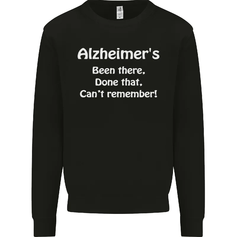Alzheimers Been There Cant Remember Funny Mens Sweatshirt Jumper Hoodie with Color Block Contrast Stylish Alzheimers Been There Cant Remember Funny Mens Sweatshirt Jumper Hoodie with Color Block Contrast Stylish