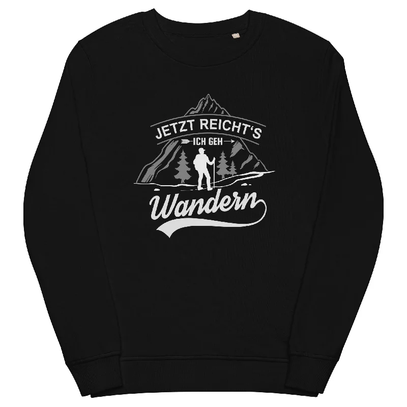 Jetzt reichts ich geh Wandern - Unisex Premium Organic Sweatshirt Hoodie with Bell Sleeves Flared Feminine Jetzt reichts ich geh Wandern - Unisex Premium Organic Sweatshirt Hoodie with Bell Sleeves Flared Feminine