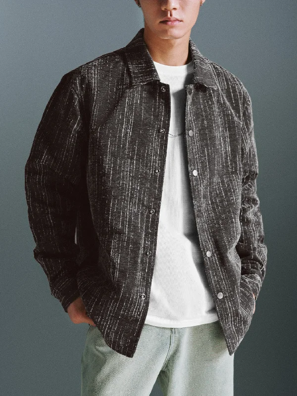 Button Up Straight Padded Coats Trench Wool Cashmere