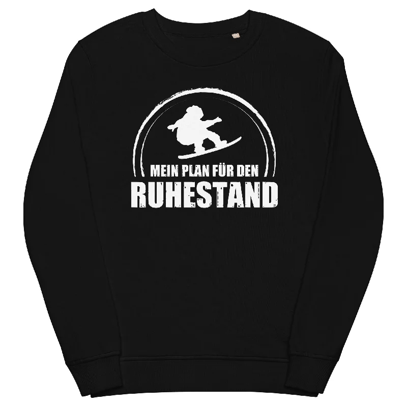Mein Plan Fur Den Ruhestand - Unisex Premium Organic Sweatshirt Hoodie with Front Slit Layering Stylish Mein Plan Fur Den Ruhestand - Unisex Premium Organic Sweatshirt Hoodie with Front Slit Layering Stylish