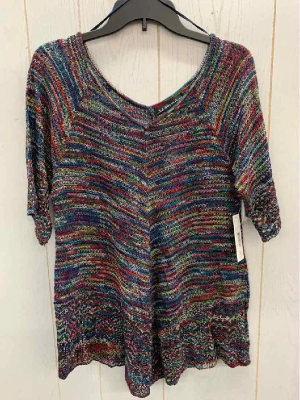 United States Sweater Multi-Color Womens Size M Shirt Rayon Fabric Velvet Fabric Corduroy Fabric United States Sweater Multi-Color Womens Size M Shirt Rayon Fabric Velvet Fabric Corduroy Fabric