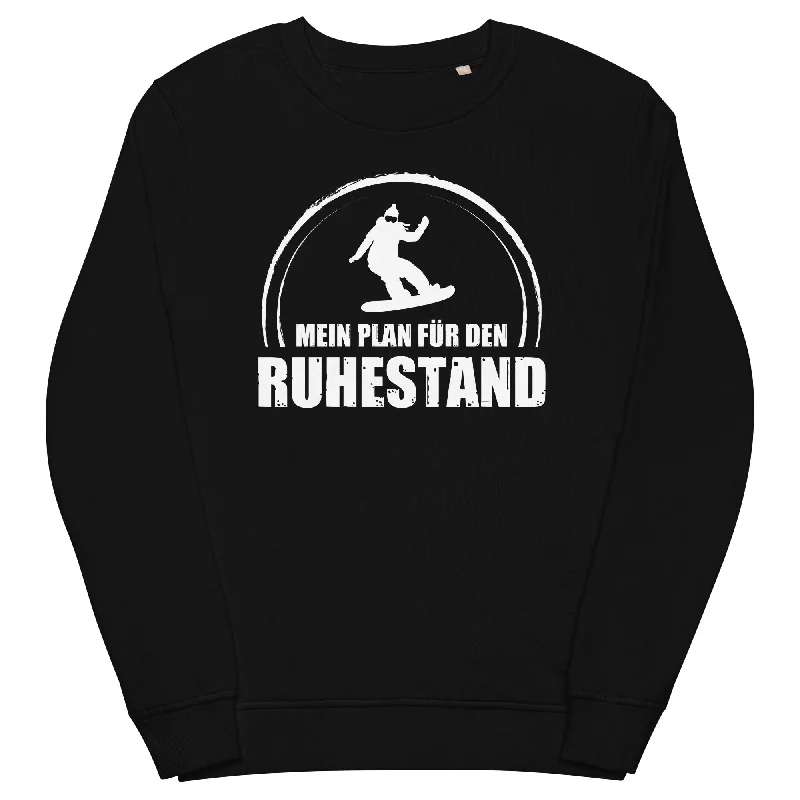 Mein Plan Fur Den Ruhestand 1 - Unisex Premium Organic Sweatshirt Hoodie with Double Zipper Versatile Adjustable Mein Plan Fur Den Ruhestand 1 - Unisex Premium Organic Sweatshirt Hoodie with Double Zipper Versatile Adjustable