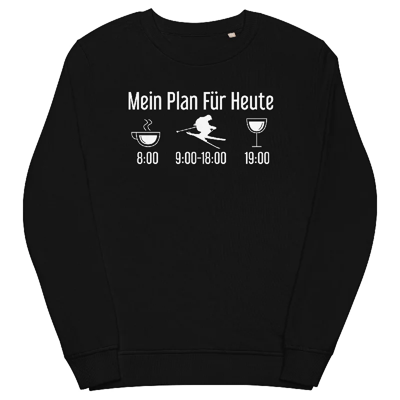 Mein Plan Für Heute - Unisex Premium Organic Sweatshirt Hoodie with Lace Feminine Delicate Mein Plan Für Heute - Unisex Premium Organic Sweatshirt Hoodie with Lace Feminine Delicate