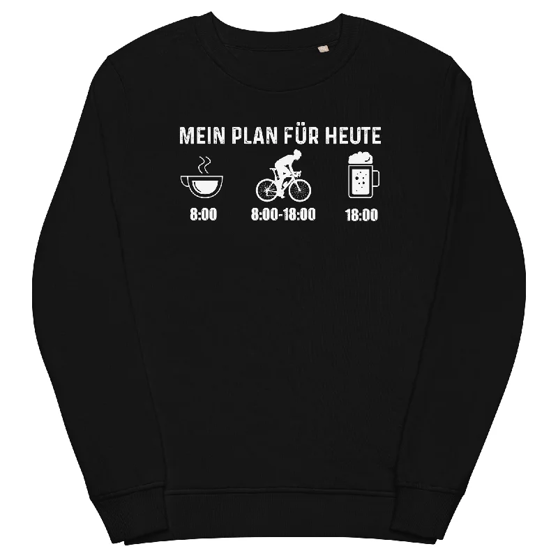 Mein Plan Für Heute 1 - Unisex Premium Organic Sweatshirt Hoodie with Strings Custom Fit Adjustable Mein Plan Für Heute 1 - Unisex Premium Organic Sweatshirt Hoodie with Strings Custom Fit Adjustable