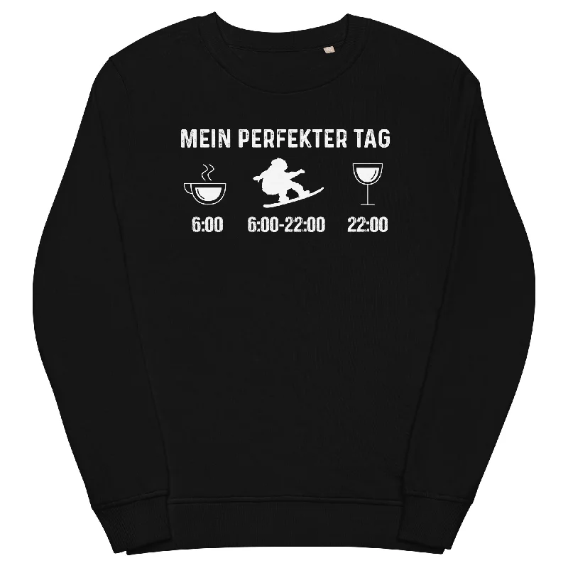 Mein Perfekter Tag 1 - Unisex Premium Organic Sweatshirt Hoodie with Fur Luxurious Winter Mein Perfekter Tag 1 - Unisex Premium Organic Sweatshirt Hoodie with Fur Luxurious Winter