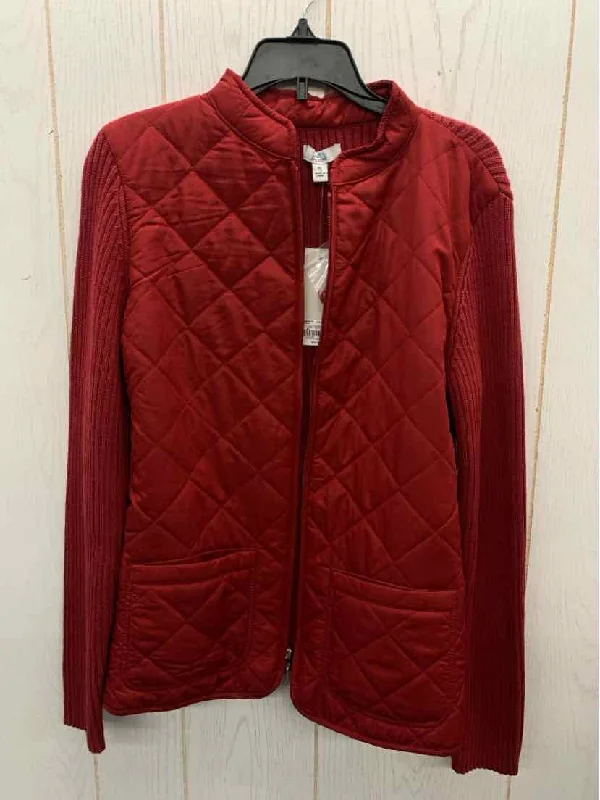 Croft & Barrow Red Womens Size S/P Sweater Faux Fur Fabric Real Fur Fabric Shearling Fabric Croft & Barrow Red Womens Size S/P Sweater Faux Fur Fabric Real Fur Fabric Shearling Fabric