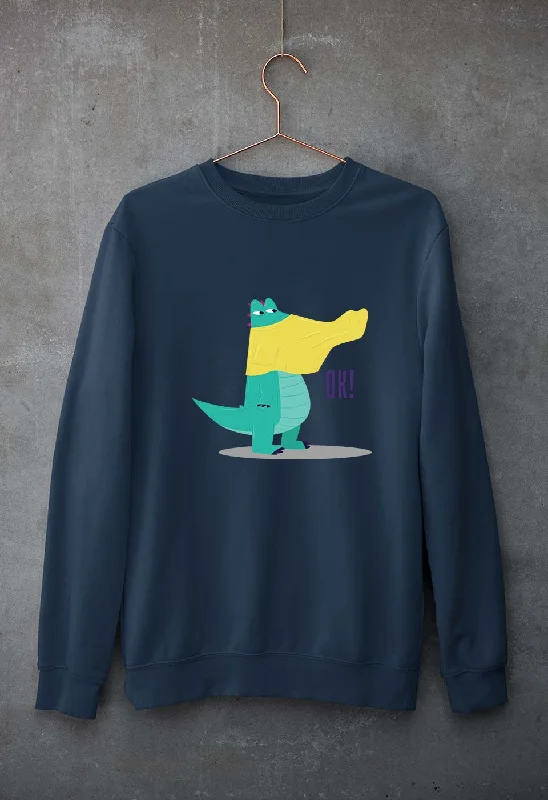 Crocodile Unisex Sweatshirt for Men/Women Hoodie with Toggle Buttons Decorative Unique Crocodile Unisex Sweatshirt for Men/Women Hoodie with Toggle Buttons Decorative Unique
