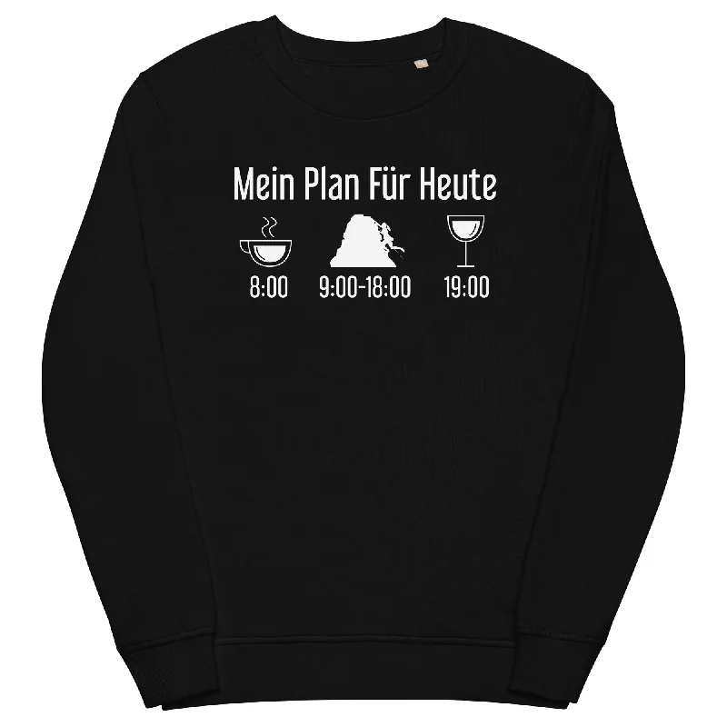 Mein Plan Für Heute - Unisex Premium Organic Sweatshirt Hoodie with Tie-Dye Psychedelic Retro Mein Plan Für Heute - Unisex Premium Organic Sweatshirt Hoodie with Tie-Dye Psychedelic Retro