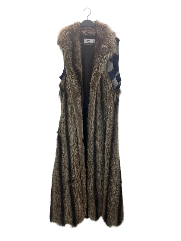 RAME GURWITCH/Coat/L/BRW/FURLONGVEST Coat Overcoat Trench Coat