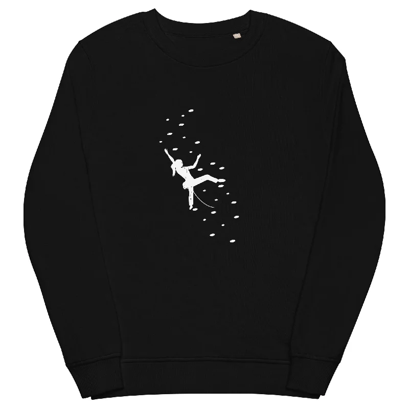 Klettergirl - Unisex Premium Organic Sweatshirt Hoodie with Rhinestones Sparkly Elegant Klettergirl - Unisex Premium Organic Sweatshirt Hoodie with Rhinestones Sparkly Elegant