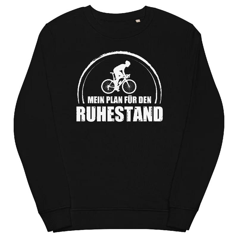 Mein Plan Fur Den Ruhestand 1 - Unisex Premium Organic Sweatshirt Hoodie with Velcro Closure Adjustable Secure Mein Plan Fur Den Ruhestand 1 - Unisex Premium Organic Sweatshirt Hoodie with Velcro Closure Adjustable Secure