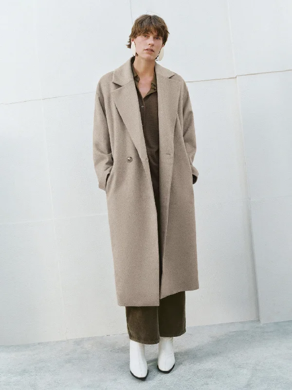 Ingrid Belted Maxi Coats Plaid Tartan Floral