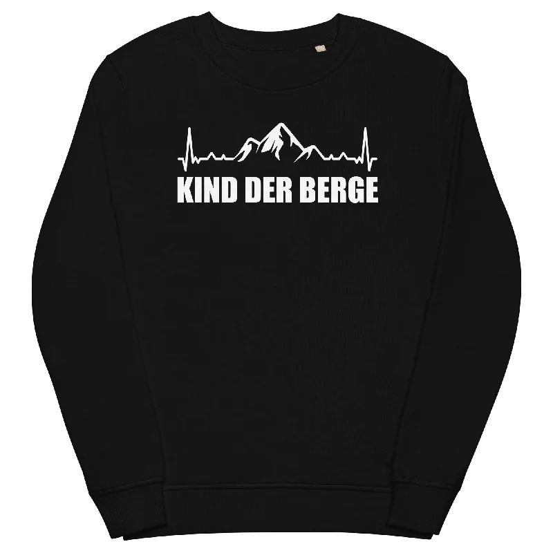 Kind Der Berge 1 - Unisex Premium Organic Sweatshirt Hoodie with Lace Feminine Delicate Kind Der Berge 1 - Unisex Premium Organic Sweatshirt Hoodie with Lace Feminine Delicate