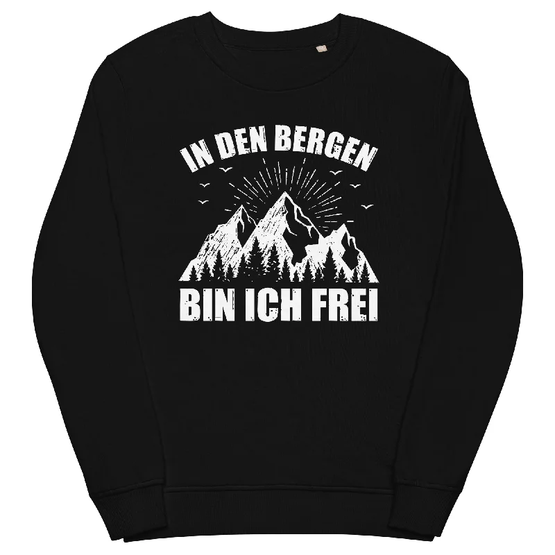 In Den Bergen Bin Ich Frei - Unisex Premium Organic Sweatshirt Hoodie with Cropped Fit Short Trendy In Den Bergen Bin Ich Frei - Unisex Premium Organic Sweatshirt Hoodie with Cropped Fit Short Trendy