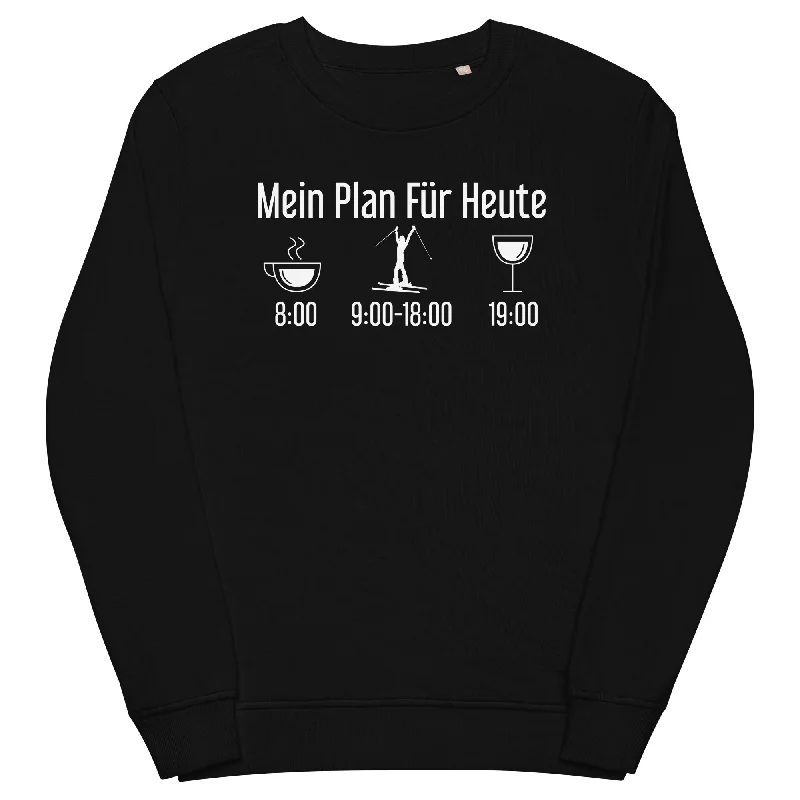 Mein Plan Für Heute 1 - Unisex Premium Organic Sweatshirt Hoodie Jacket Zipper Layering Mein Plan Für Heute 1 - Unisex Premium Organic Sweatshirt Hoodie Jacket Zipper Layering