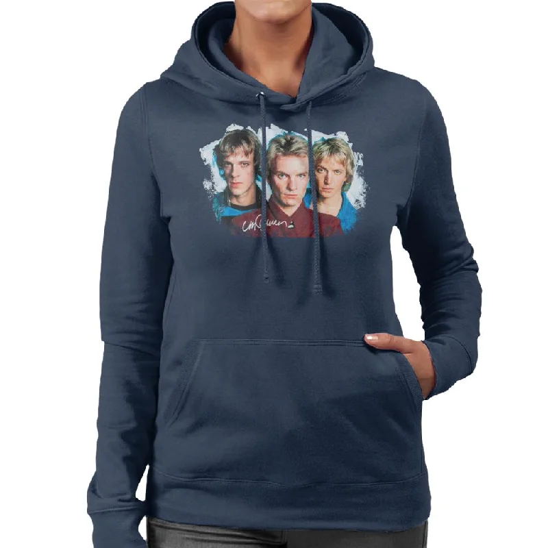 Sidney Maurer Original Portrait Of The Police Women's Hooded Sweatshirt Hoodie with Patch Decorative Personalized Sidney Maurer Original Portrait Of The Police Women's Hooded Sweatshirt Hoodie with Patch Decorative Personalized