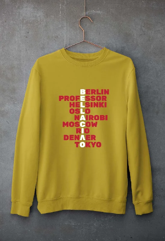 Money Hiest Unisex Sweatshirt for Men/Women Graphic Hoodie Design Print