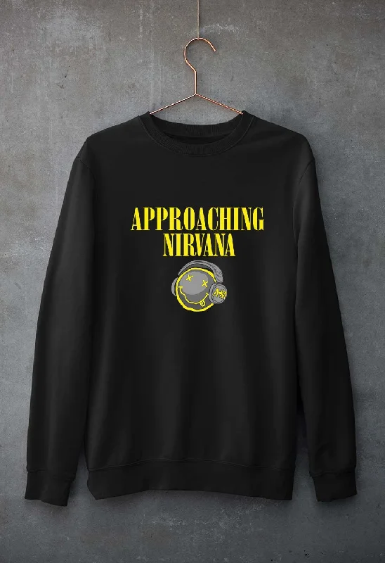 Nirvana Unisex Sweatshirt for Men/Women Hoodie with Elastic Cuffs Stretchable Comfortable Nirvana Unisex Sweatshirt for Men/Women Hoodie with Elastic Cuffs Stretchable Comfortable