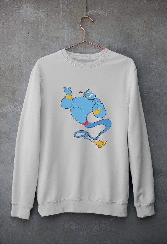Aladdin Genie(Jinn) Unisex Sweatshirt for Men/Women Hoodie with Hem Raw Edge Edgy Unfinished Aladdin Genie(Jinn) Unisex Sweatshirt for Men/Women Hoodie with Hem Raw Edge Edgy Unfinished