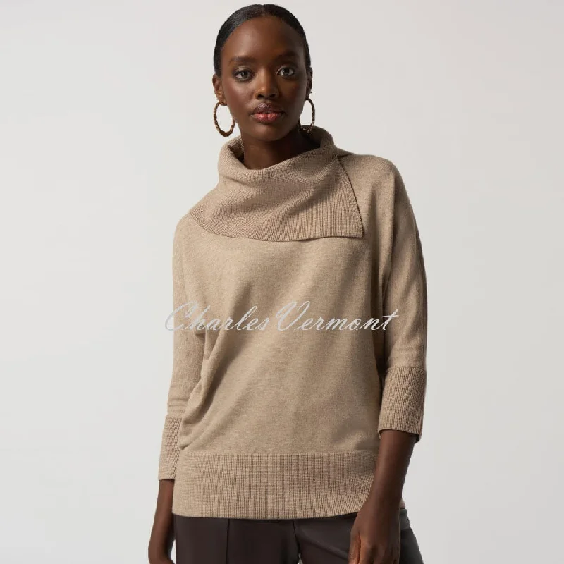 Joseph Ribkoff Asymmetric Sweater Top - Style 233955 Zippered Front Buttoned Front Snap Front Joseph Ribkoff Asymmetric Sweater Top - Style 233955 Zippered Front Buttoned Front Snap Front