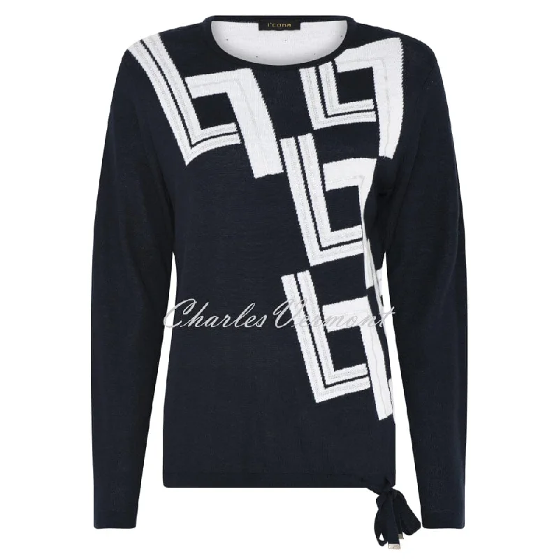 I'cona Abstract Print Sweater - Style 64149-60002-690 Wool Fabric Cashmere Fabric Tweed Fabric I'cona Abstract Print Sweater - Style 64149-60002-690 Wool Fabric Cashmere Fabric Tweed Fabric