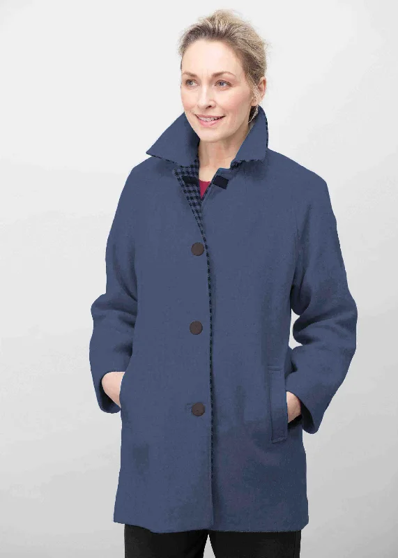 Marilyn Wool Blend VELCRO® Brand Fastening Coat Off-the-Shoulder Jacket Double-Breasted Coat Single-Breasted Coat Marilyn Wool Blend VELCRO® Brand Fastening Coat Off-the-Shoulder Jacket Double-Breasted Coat Single-Breasted Coat