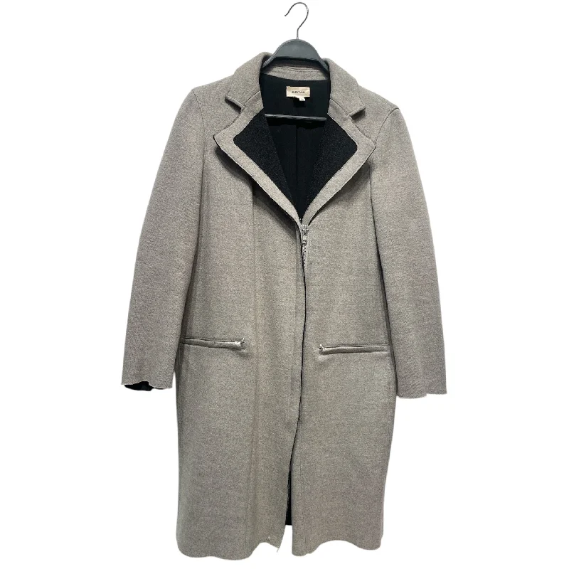 Helmut Lang/Coat/M/Wool/GRY/Raw Edge Stole Shawl Scarf