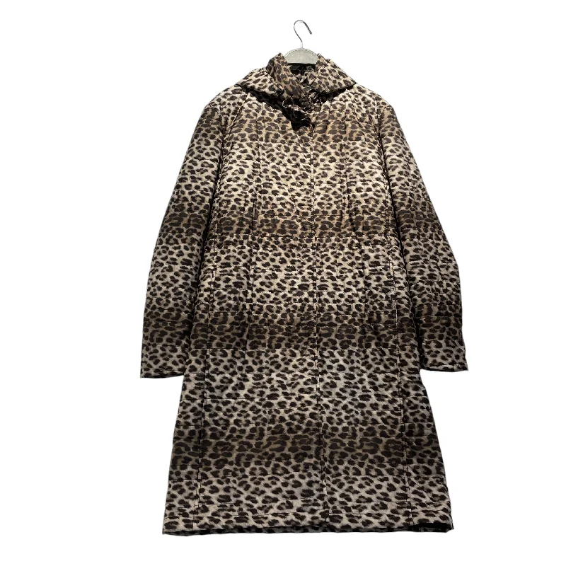 LANVIN/Coat/38/Leopard/Polyester/BRW/Maxi Length/vintage lanvin Bodycon Sheath Shift LANVIN/Coat/38/Leopard/Polyester/BRW/Maxi Length/vintage lanvin Bodycon Sheath Shift