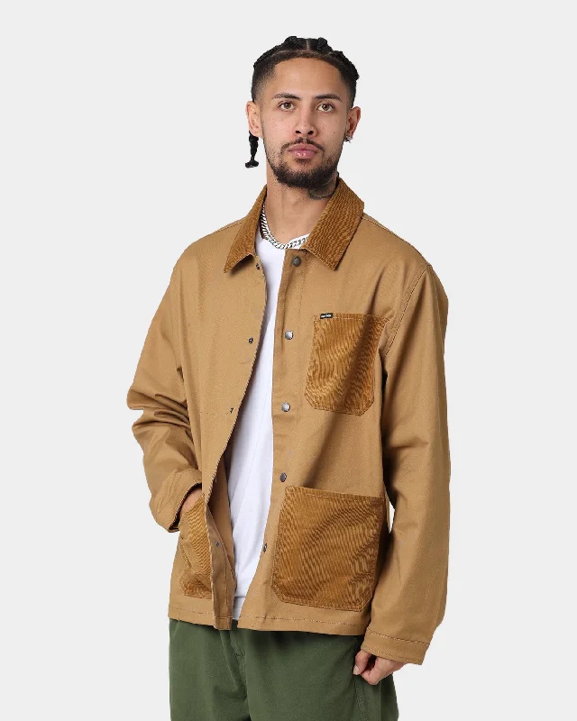 Brixton Brixton X Survey Chore Coat Medal Bronze Three-Quarter Sleeve Elbow Sleeve Wrist Sleeve Brixton Brixton X Survey Chore Coat Medal Bronze Three-Quarter Sleeve Elbow Sleeve Wrist Sleeve