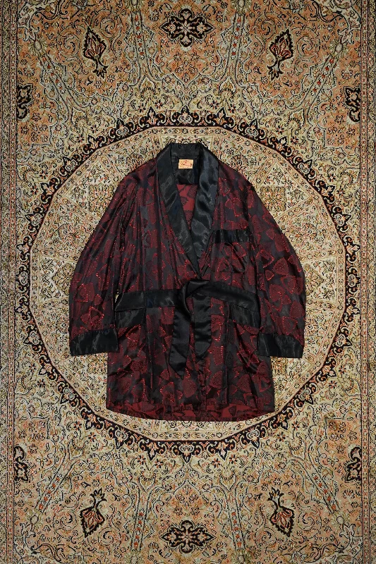 PILGRIM Gown Coat(WINE) Herringbone Houndstooth Plaid