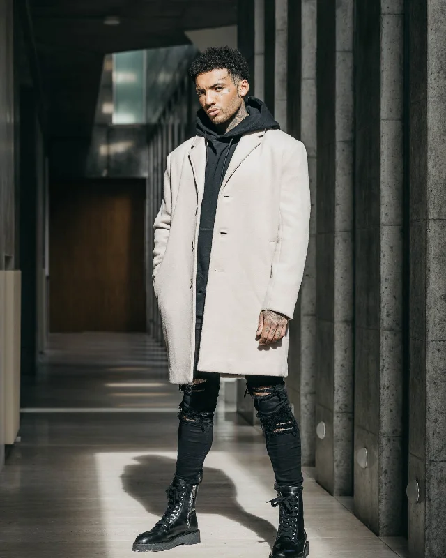 Saint Morta Desolation Coat Stone Turtleneck Jacket Crew Neck Jacket V-Neck Jacket