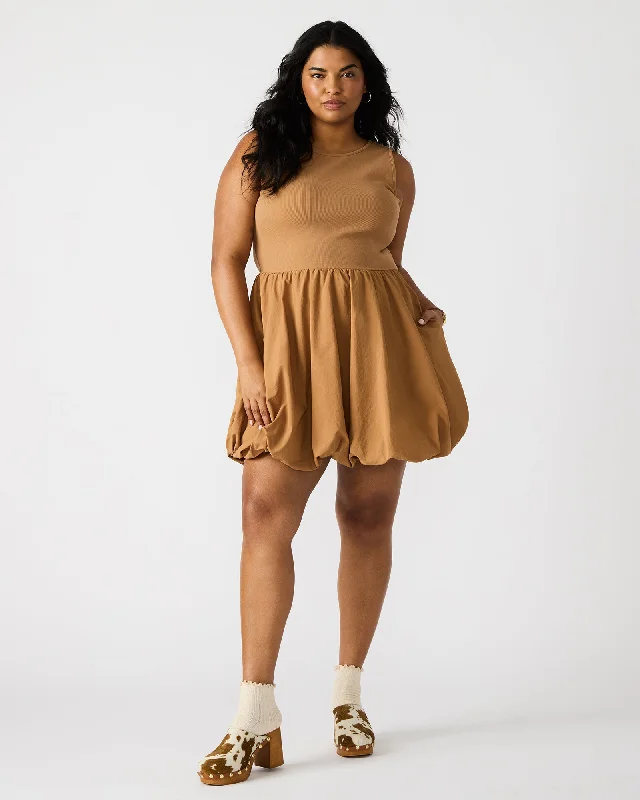 PALERMO DRESS CARAMEL