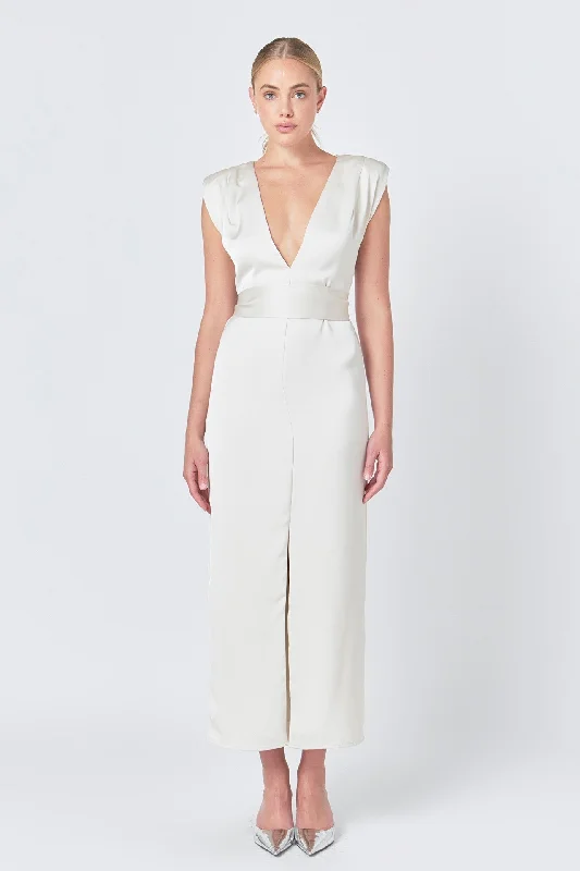 Oliva Satin Dress