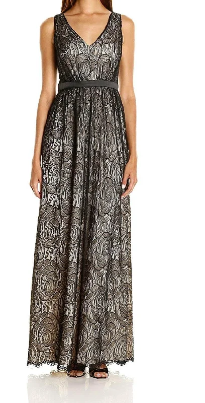 Adrianna Papell AP091927460 Sleeveless Long Formal Evening Dress Tunics Formal black Adrianna Papell AP091927460 Sleeveless Long Formal Evening Dress Tunics Formal black